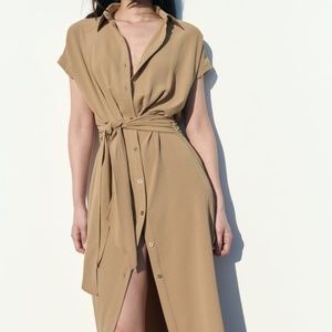 Zara Belted Shirtdress